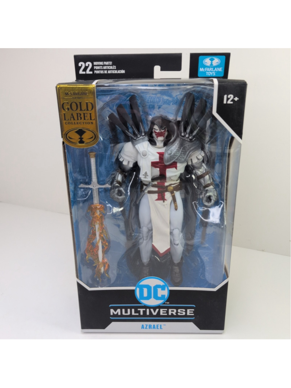 SEALED Azrael DC Multiverse Gold Label McFarlane Suit of Sorrows White Templar